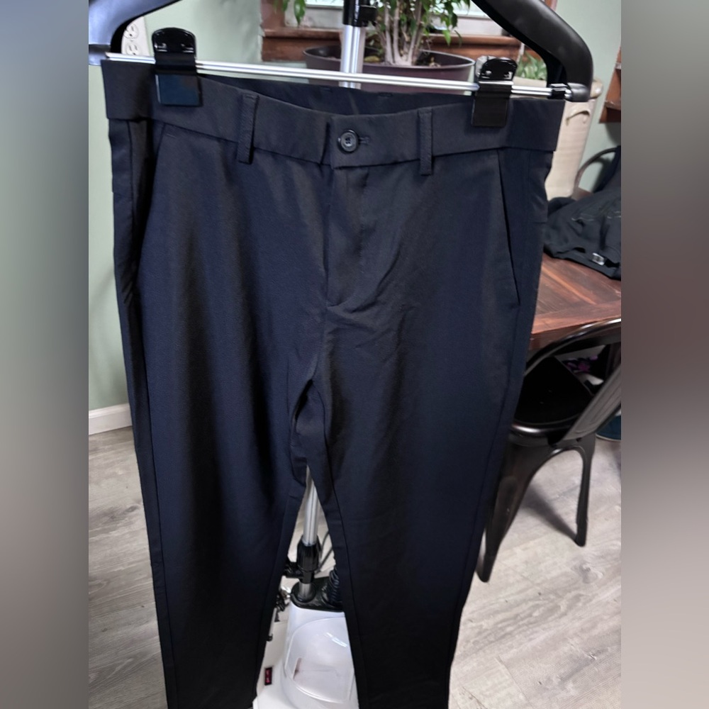 NWT PLAID & plain chino pants